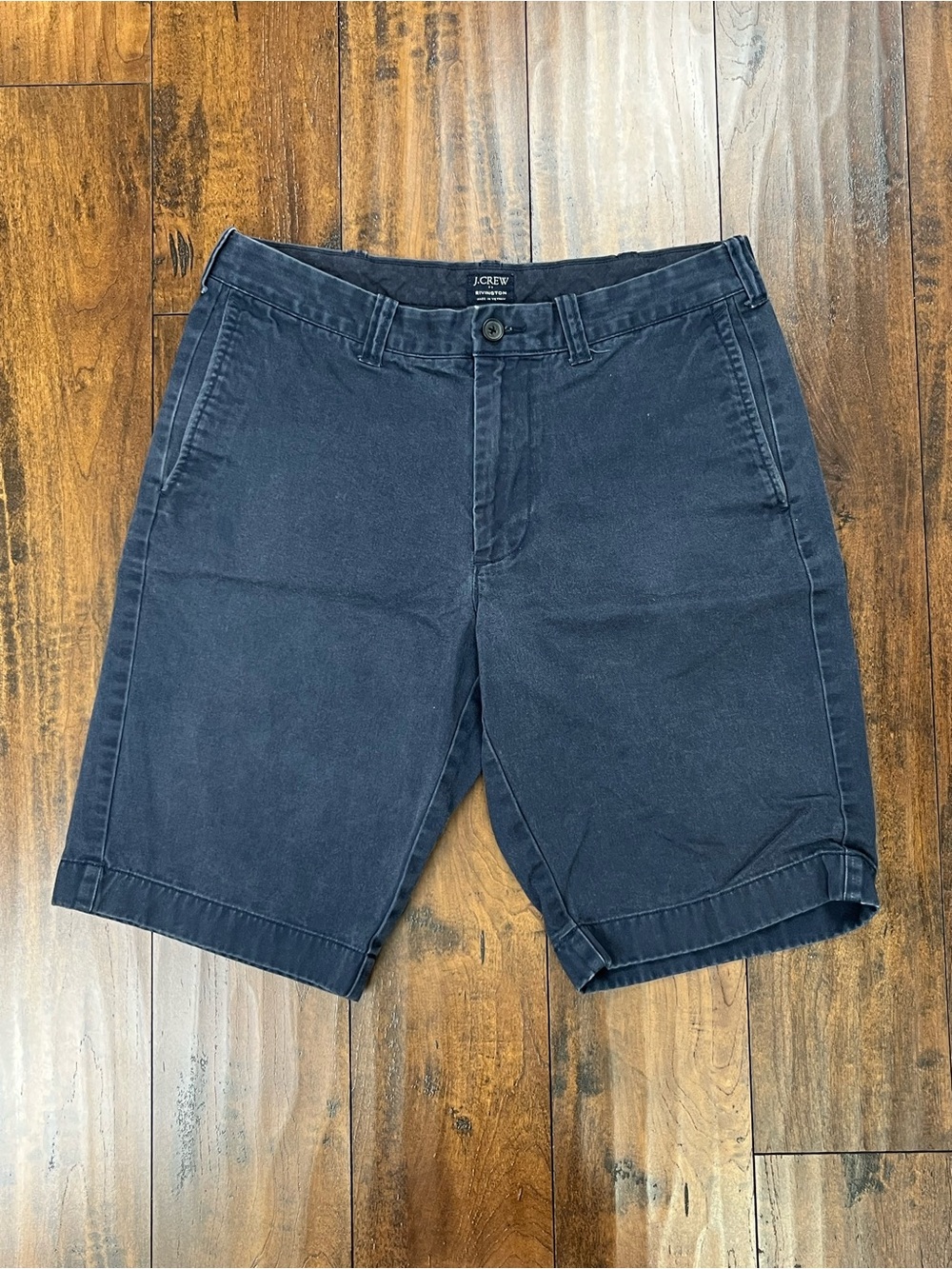 J. CREW Men’s Shorts Navy Blue Rivington 100% Cotton 20” long Size 32